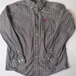 Ariat boys Button Down Shirt